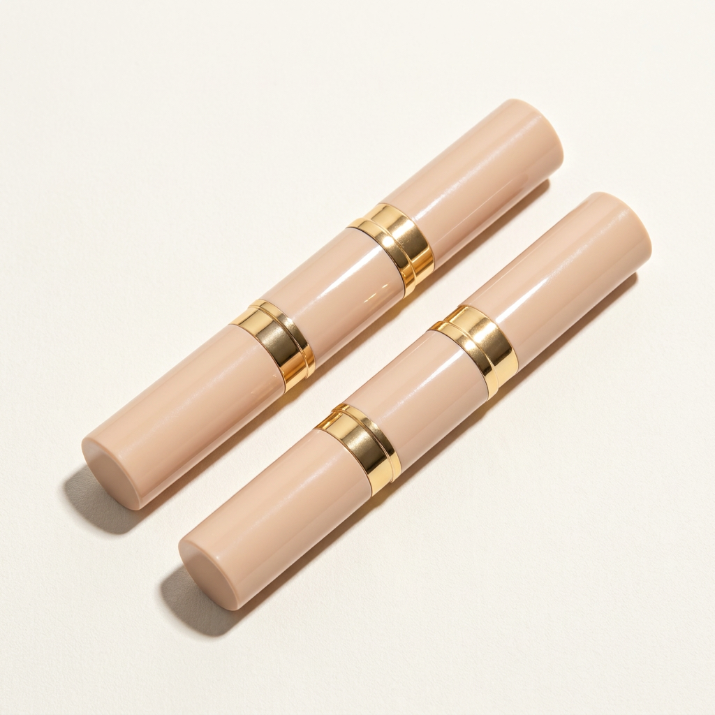 Illustrative fully capped applicators neatly arranged.