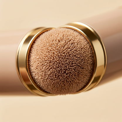 Close-up of a rounded textured applicator head.